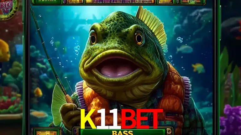 Personagem de peixe pescador do popular jogo de slot com tema de pescaria, uma das emocionantes opções de caça-níqueis para jogar e ganhar no cassino K11BET.